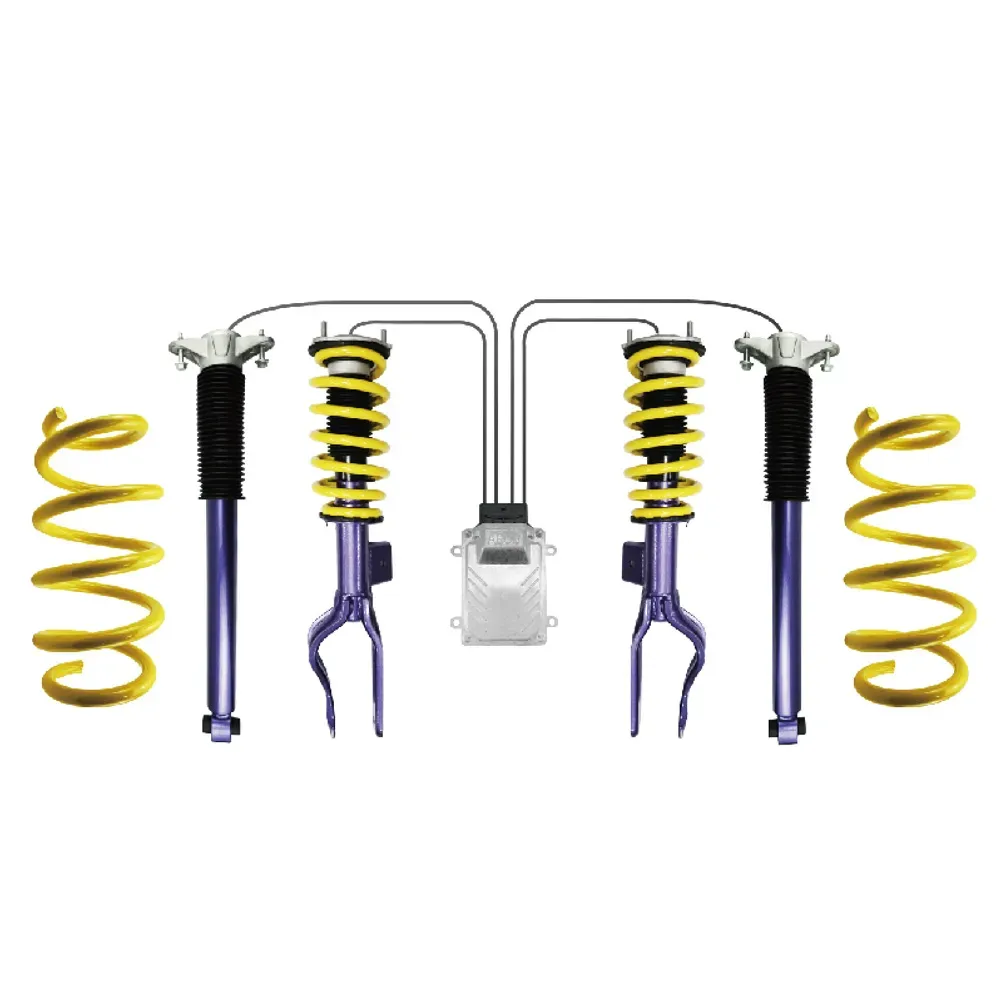 Schematic diagram of the suspension system assembly 4WD