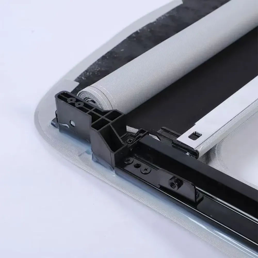 Voice-Controlled Retractable Electric Sunshade for Revamped Tesla Model Y